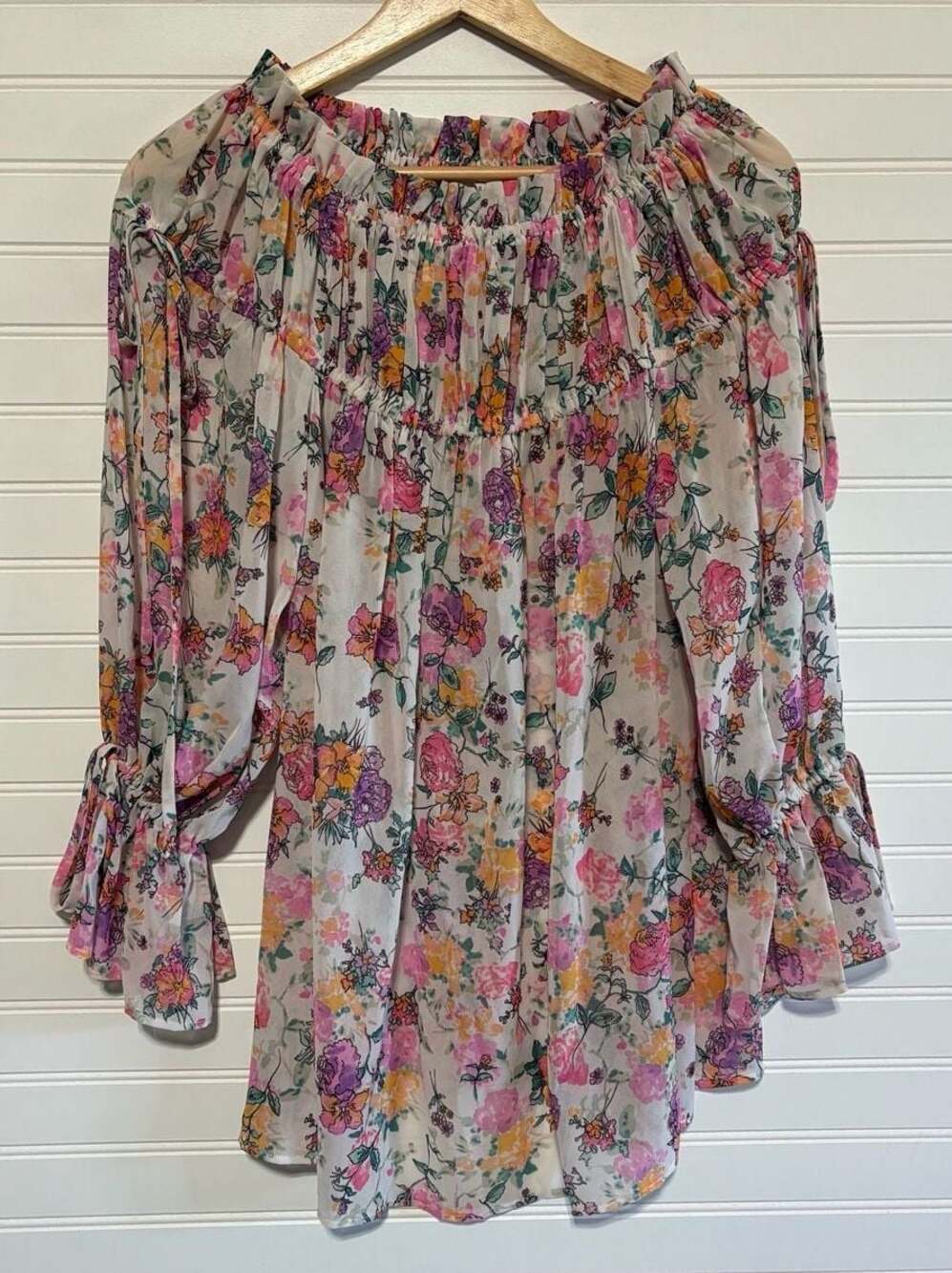 NWT Tularosa Floral Off-The-Shoulder Blouse Size S